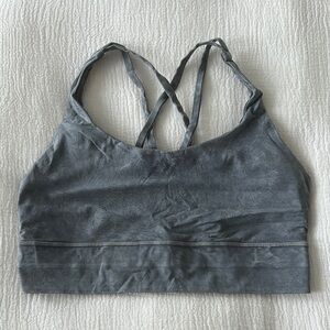 Lululemon Women's Gray acid wash sport bra